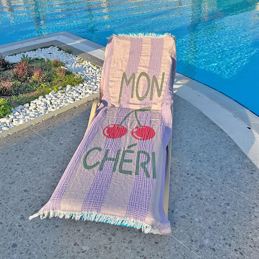 Serviette de plage Dreamtowel Zebra flower