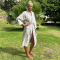 Peignoir hammam femme Elephant Beige