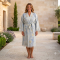 Peignoir hammam femme Santorini XXXL Blue