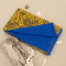 Serviette de plage Batik Balyy met pompons Enjoy Your Life
