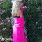 Serviette de plage hammam Flowerbomb Fuchsia