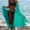 Serviette de plage hammam Flowerbomb Green