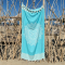 Fouta Boho Peacock Blue