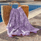Fouta Daisy Purple - Liliac