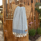 Fouta Double Diamond Gibraltar Blue - Beige