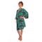 Short kimono Batik Aztec Green