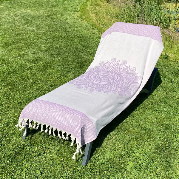 Fouta Boho Purple Orchid
