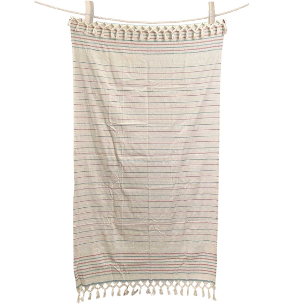 Fouta Lot de 2 pièces Stripe- Pink