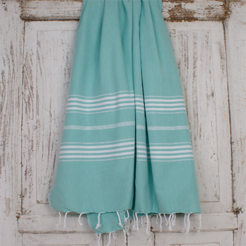 Fouta Ottomania extra lang  Donker Zeegroen