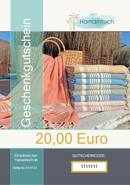 Chèque-cadeau 20,00 Euro 