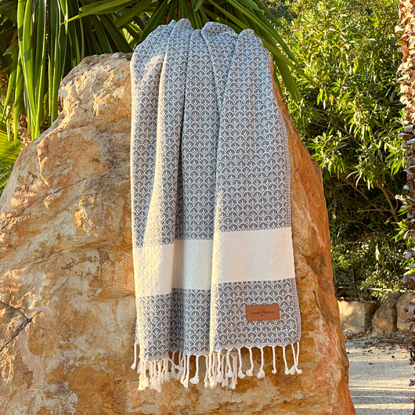 Fouta Peacock Grey