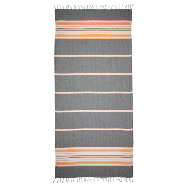 Fouta Sea Me Black-Orange