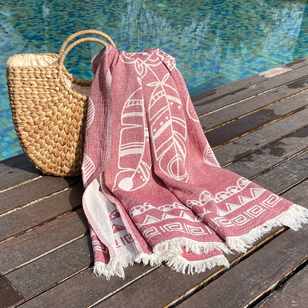Fouta Dreamcatcher Dark Red