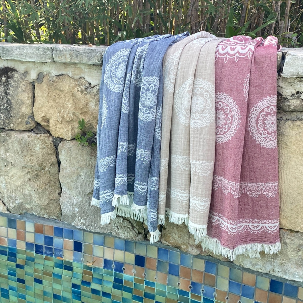 Fouta Bohemia Dark Blue