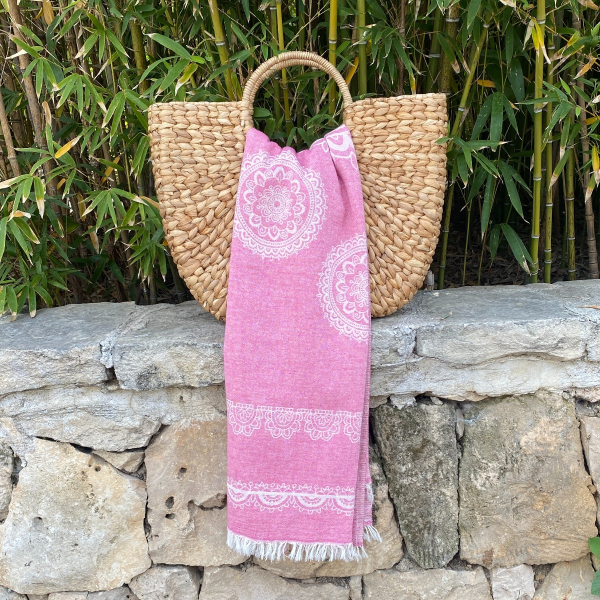 Fouta Bohemia Pink