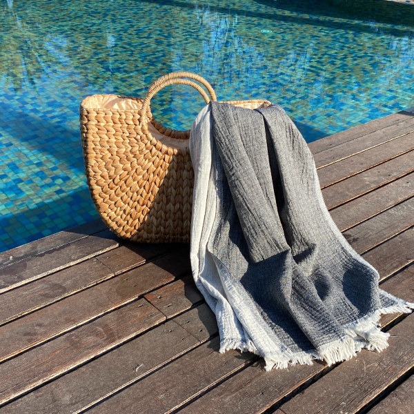 Fouta Muslin Black