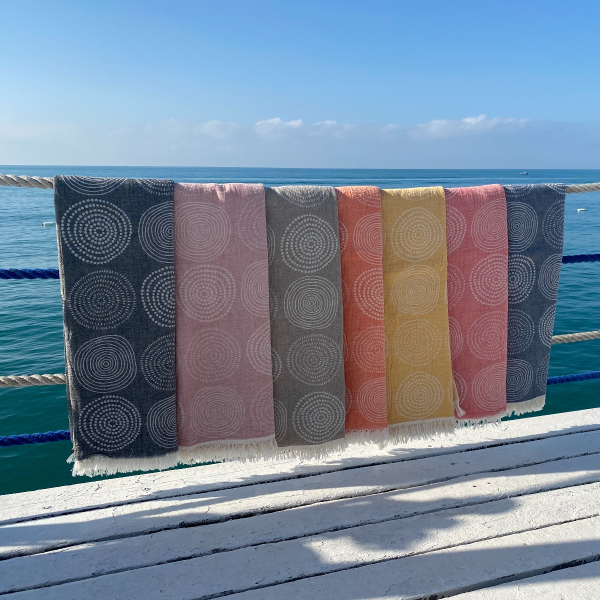 Fouta Circle Powder Pink