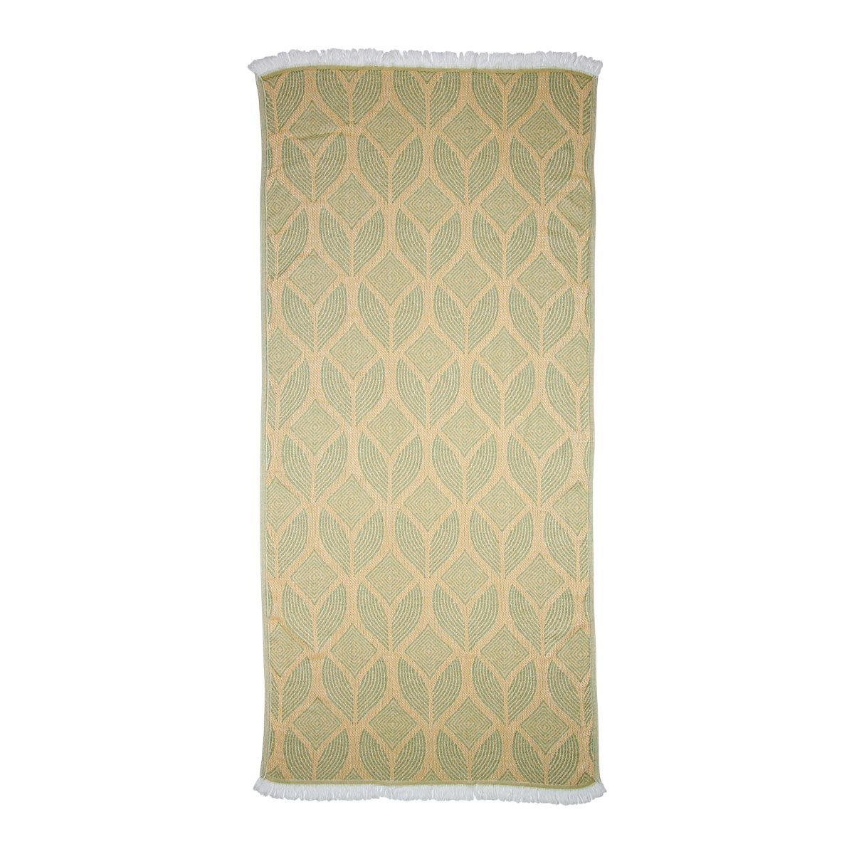 Fouta Botanic Art Mustard-Green