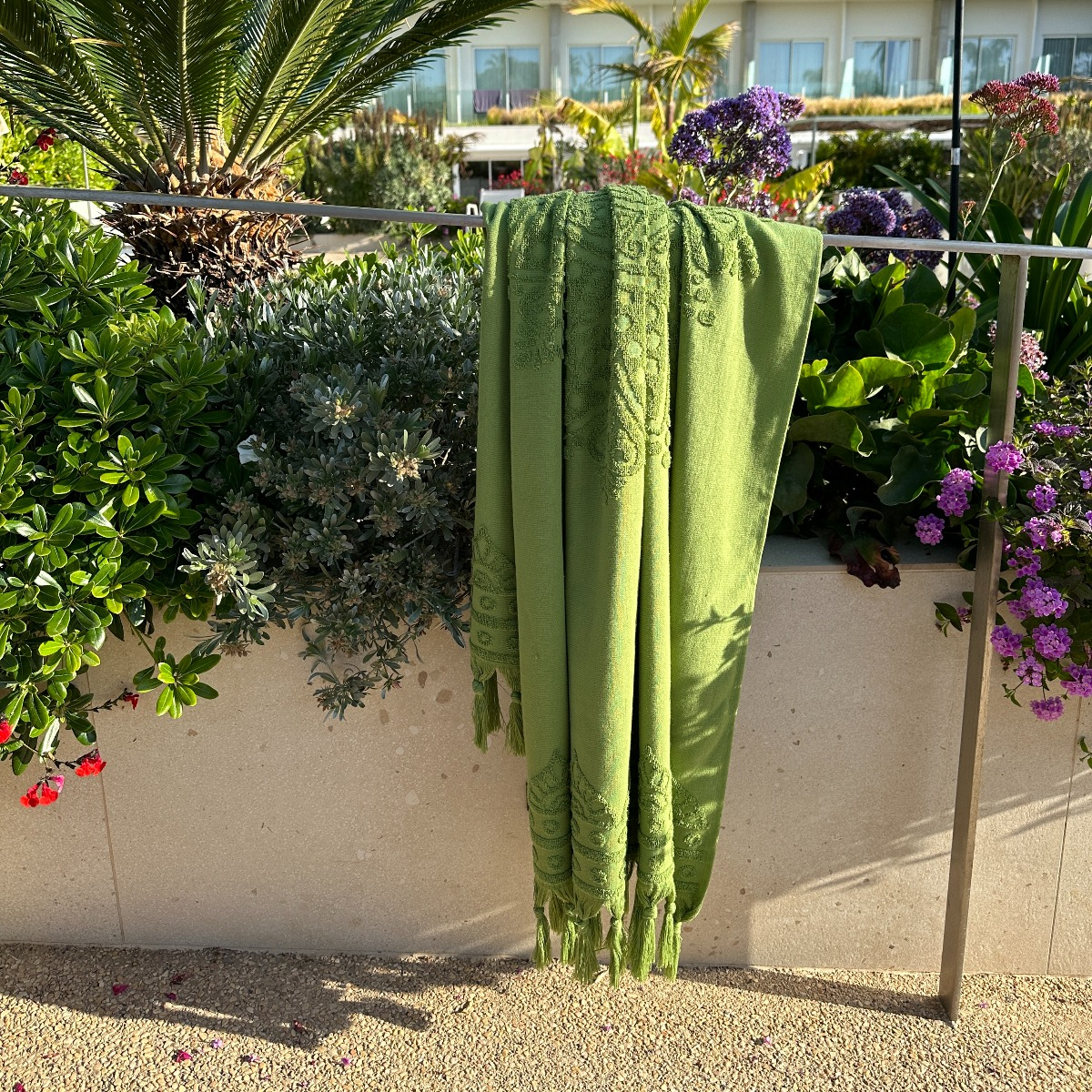 Serviette de plage hammam Zennn Forestgreen
