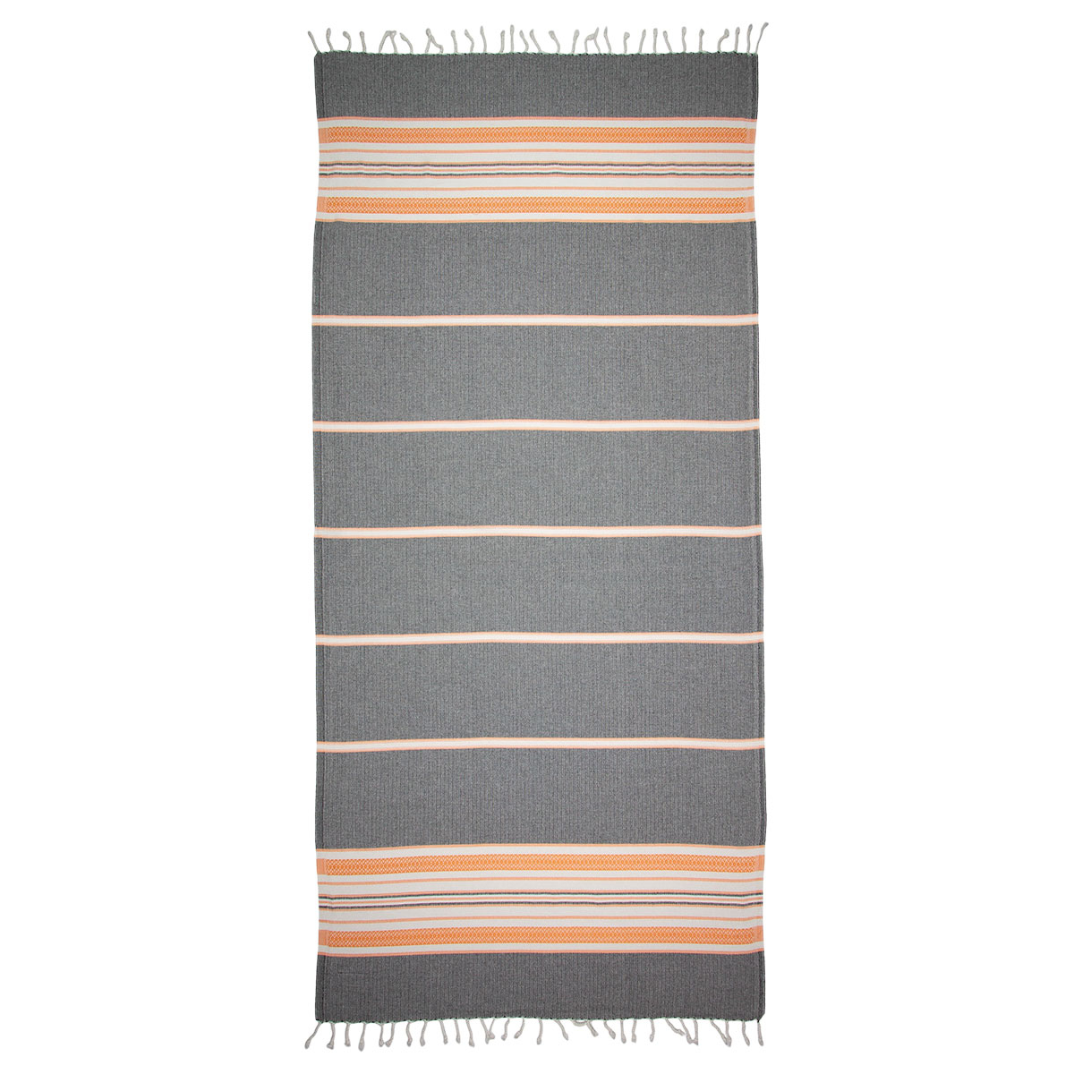 Fouta Sea Me Black-Orange