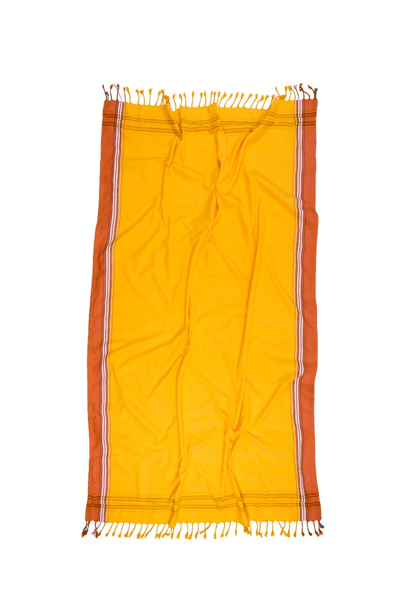 Serviette de plage Kikoy Sunrise Yellow 
