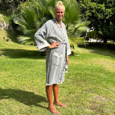 Peignoir hammam femme
Elephant
Grey