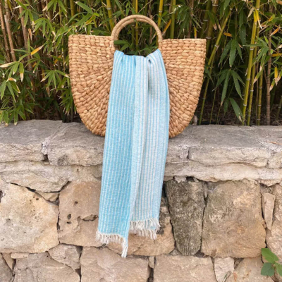 Fouta
Breton 
Turquoise