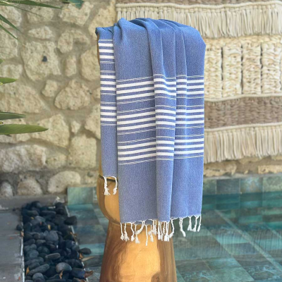 Fouta Travel size 3 Classic Blue