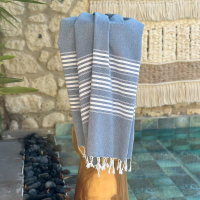 Fouta Travel size 3 Dark Blue