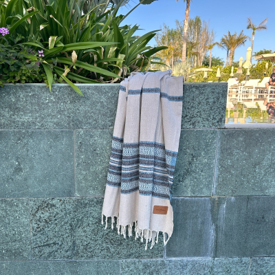 Fouta
Coconut 
Beige - Petrol