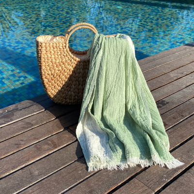 Fouta Muslin  Pistache green