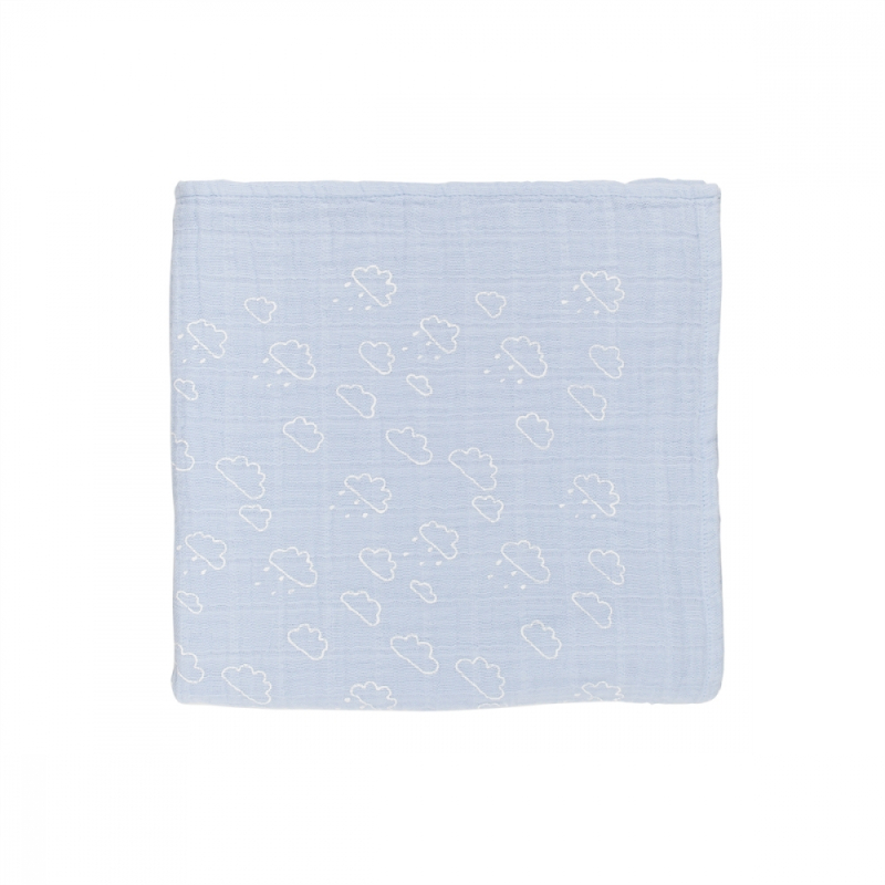
Baby Muslin "Cloud" Light Blue

