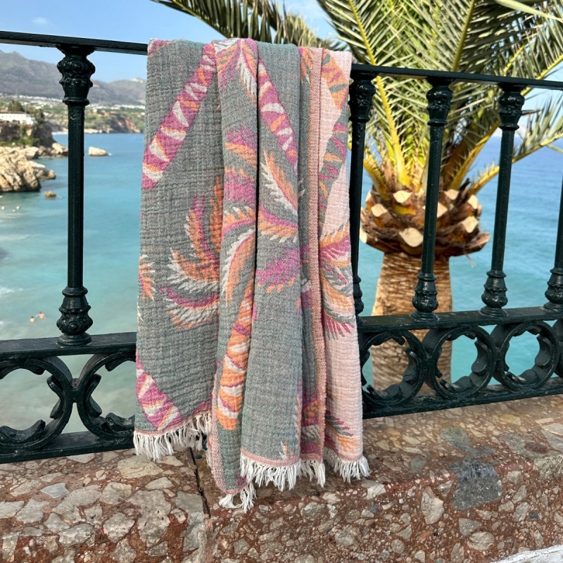 Fouta Tropicana Green