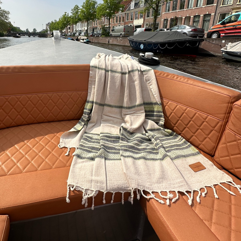 Fouta
Coconut 
Beige - Green