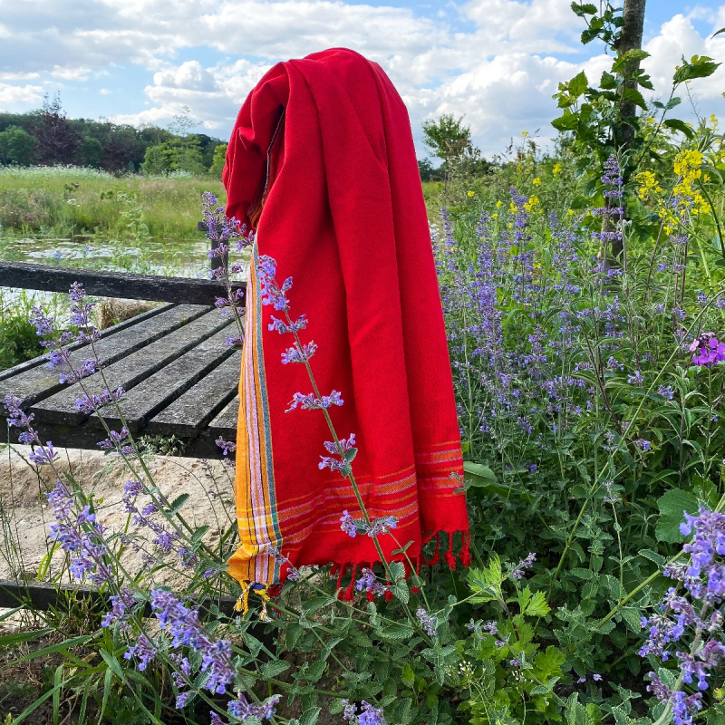 Serviette de plage Kikoy
Red Pepper
