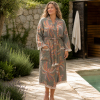 Hamam peignoir femme Tropicana XXL en XXXL
