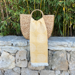 Fouta Circle Mustard