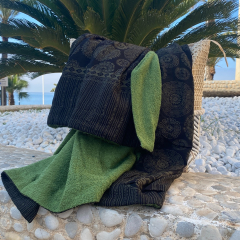 Serviette de plage Batik Aztec Olive
