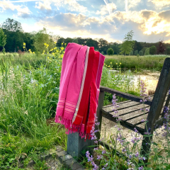 Serviette de plage Kikoy Pretty Pink 